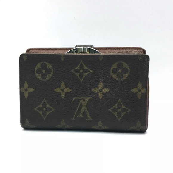 Louis Vuitton Wallet Bi-Fold Pretefeuille Vienoir M61674 Monogram Authen - Picture 4 of 9